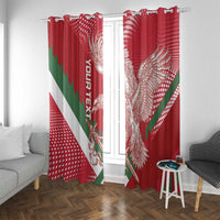 Custom Hungary Football Window Curtain Come On Magyarok
