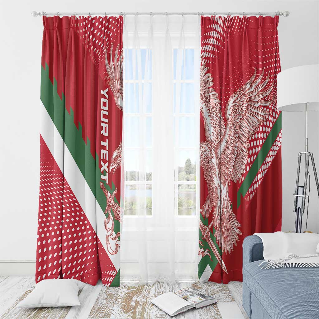 Custom Hungary Football Window Curtain Come On Magyarok