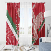 Custom Hungary Football Window Curtain Come On Magyarok