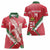 Custom Hungary Football Women Polo Shirt Come On Magyarok