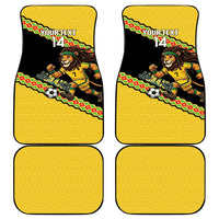Jamaica 2026 Football Custom Car Mats Go Reggae Boyz Rasta Lion Sporty