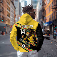Jamaica 2026 Football Custom Hoodie Go Reggae Boyz Rasta Lion Sporty