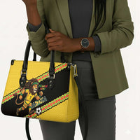 Jamaica 2026 Football Custom Leather Bag Go Reggae Boyz Rasta Lion Sporty