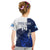 (Custom Text And Number) Scotland Rugby Kid T Shirt Thistle Unique Go Scottish Blue Version - Wonder Print Shop