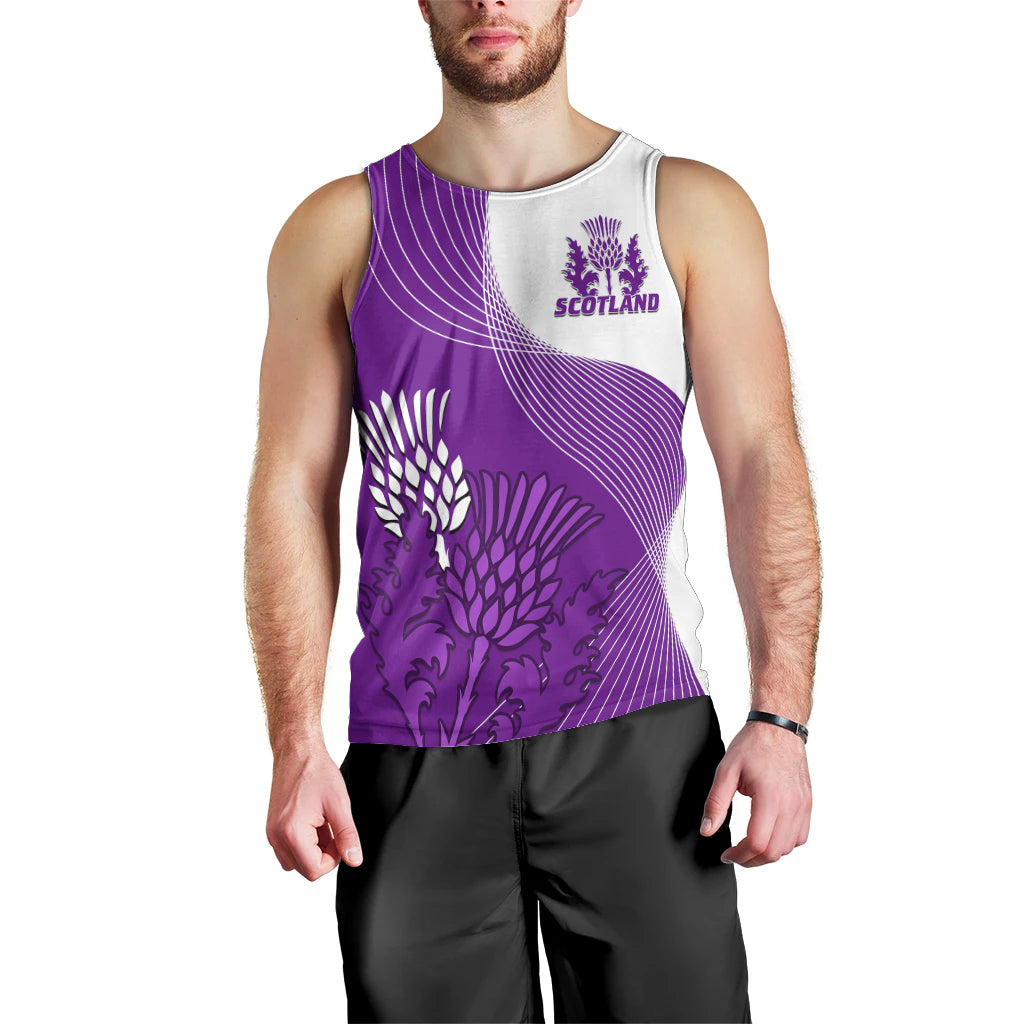 custom-text-and-number-scotland-rugby-men-tank-top-thistle-unique-go-scottish-purple-version