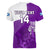 (Custom Text And Number) Scotland Rugby Women V Neck T Shirt Thistle Unique Go Scottish Purple Version - Wonder Print Shop