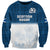 Scotland Rugby Sweatshirt Thistle Mix Tartan Scottish Map Sporty Version Blue - Wonder Print Shop