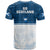 Scotland Rugby T Shirt Thistle Mix Tartan Scottish Map Sporty Version Blue - Wonder Print Shop