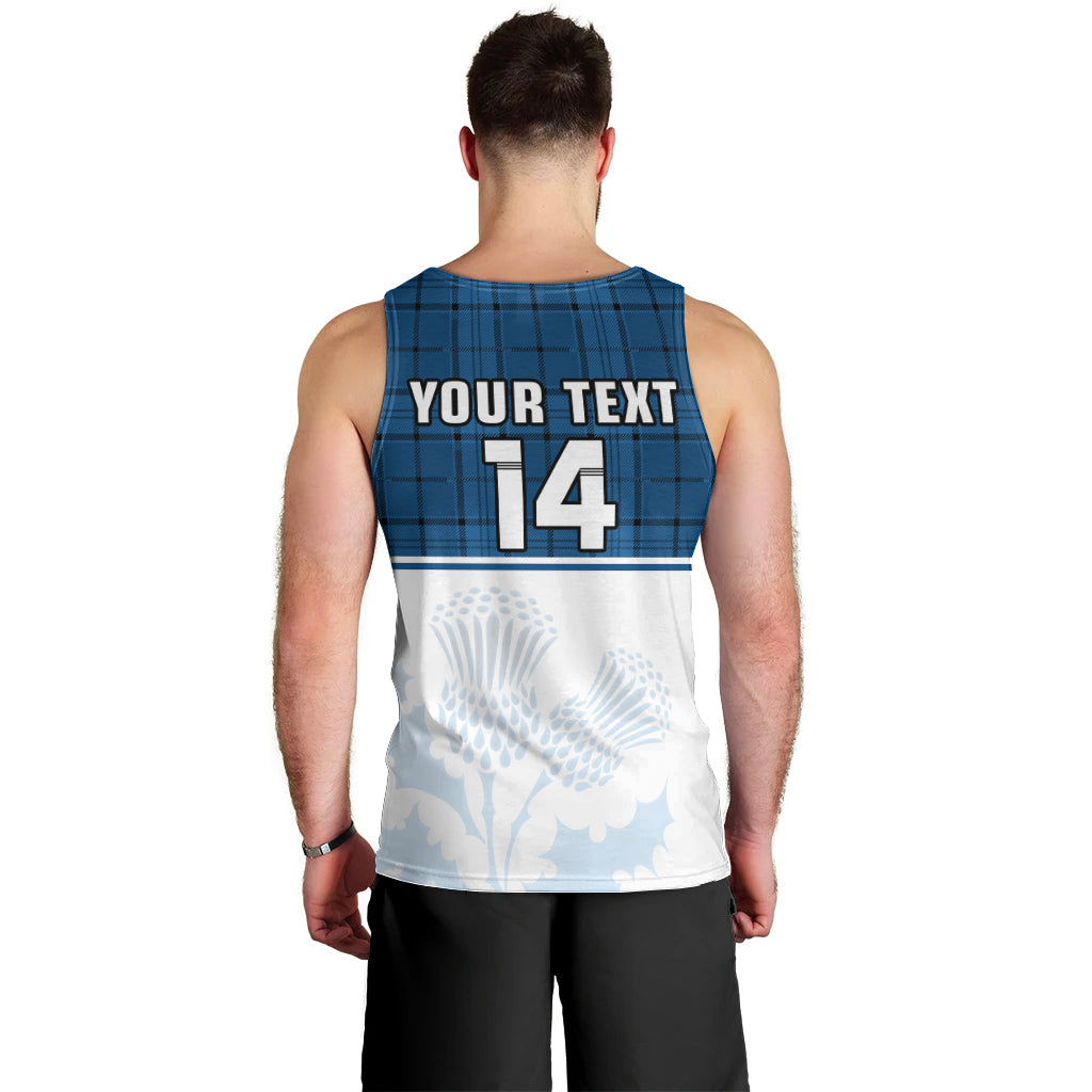 custom-text-and-number-scotland-rugby-men-tank-top-thistle-mix-tartan-scottish-map-sporty-version-blue