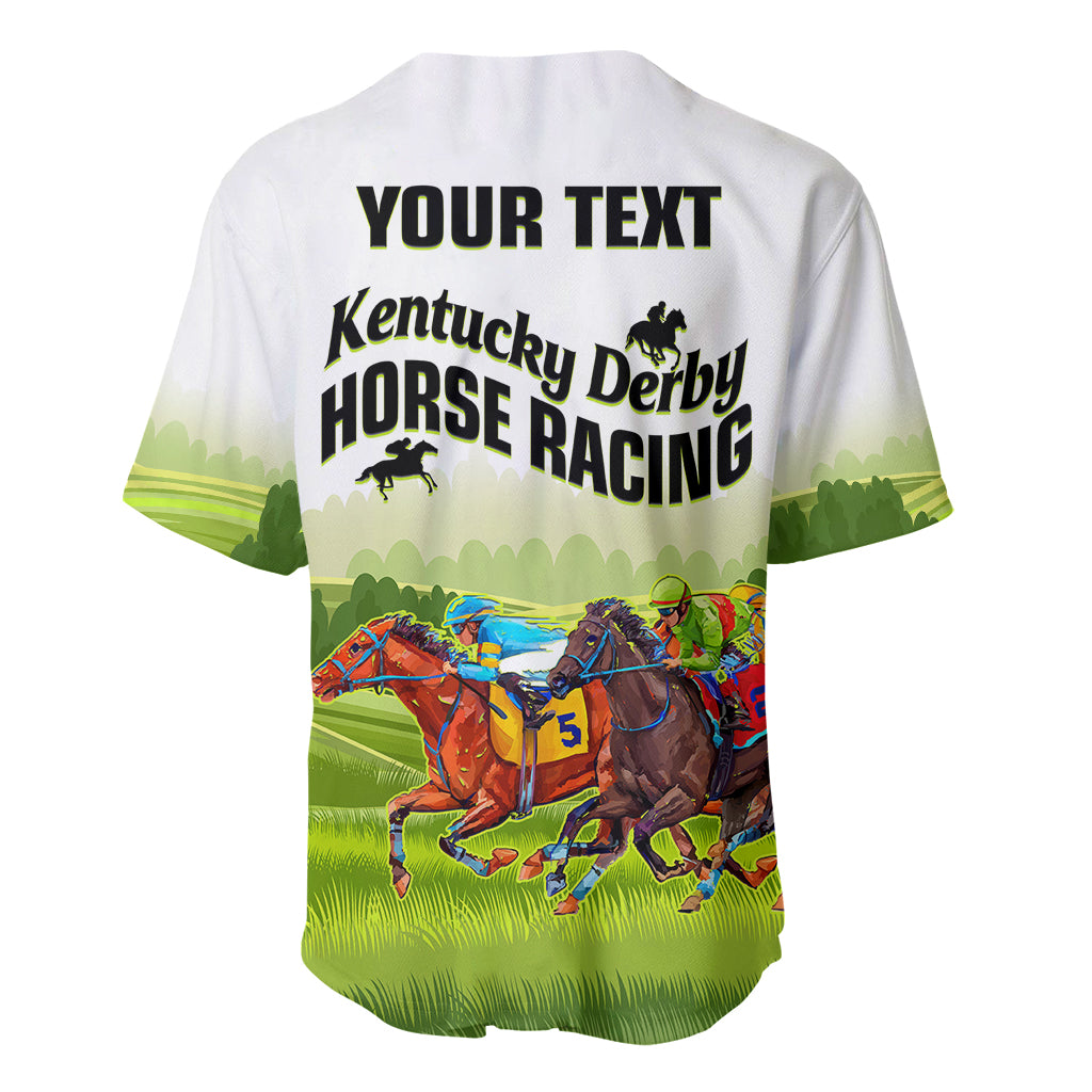 Personalised Kentucky Horse Racing Baseball Jersey 2023 Dynamic - Wonder Print Shop