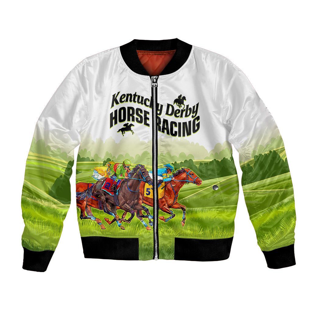 Personalised Kentucky Horse Racing Bomber Jacket 2023 Dynamic - Wonder Print Shop