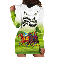 Personalised Kentucky Horse Racing Hoodie Dress 2023 Dynamic - Wonder Print Shop