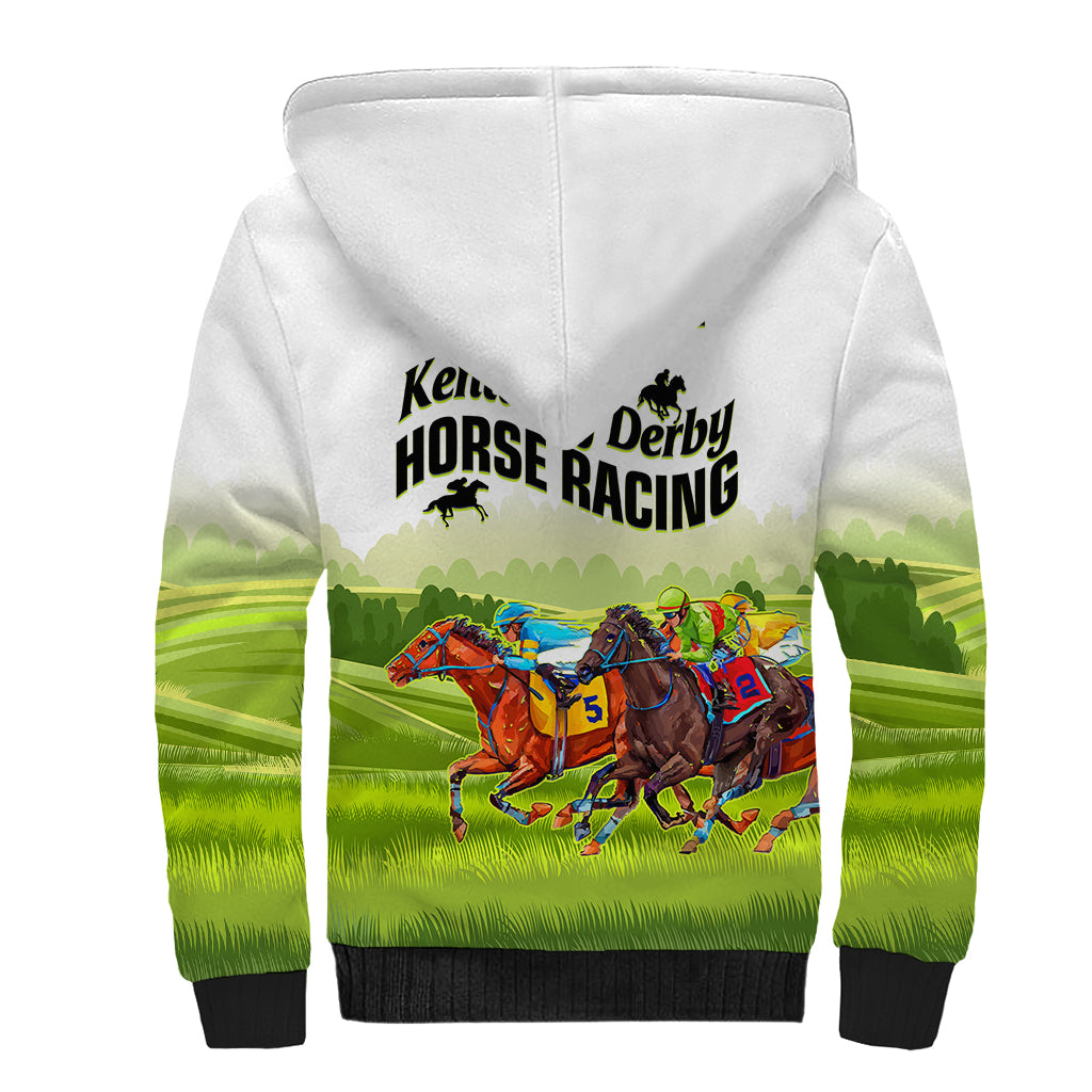 Personalised Kentucky Horse Racing Sherpa Hoodie 2023 Dynamic - Wonder Print Shop