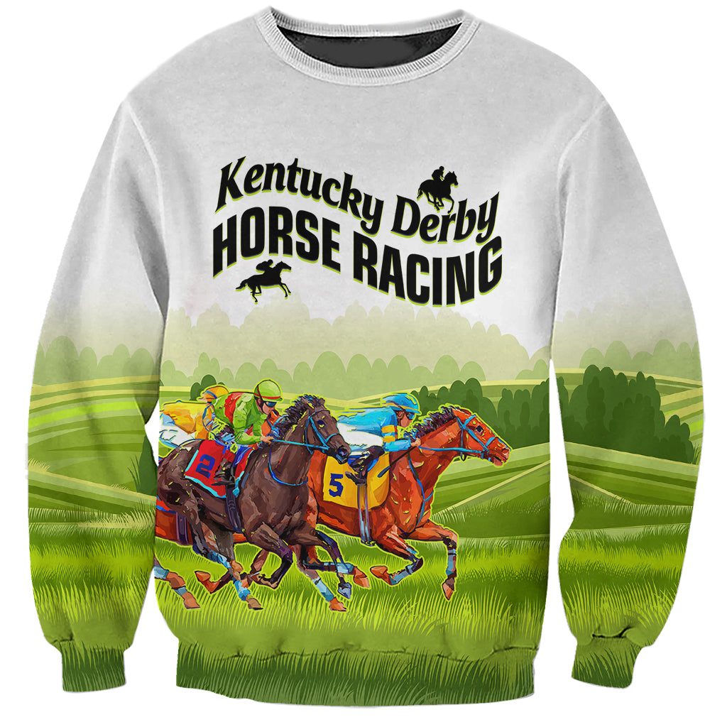 Personalised Kentucky Horse Racing Sweatshirt 2023 Dynamic - Wonder Print Shop