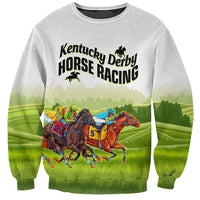 Personalised Kentucky Horse Racing Sweatshirt 2023 Dynamic - Wonder Print Shop