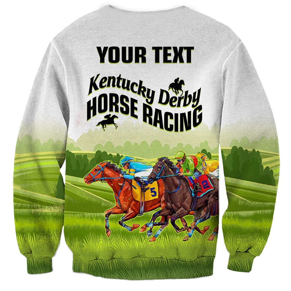 Personalised Kentucky Horse Racing Sweatshirt 2023 Dynamic - Wonder Print Shop