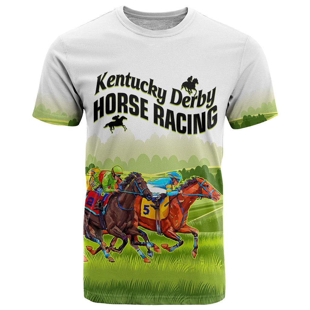 Personalised Kentucky Horse Racing T Shirt 2023 Dynamic - Wonder Print Shop