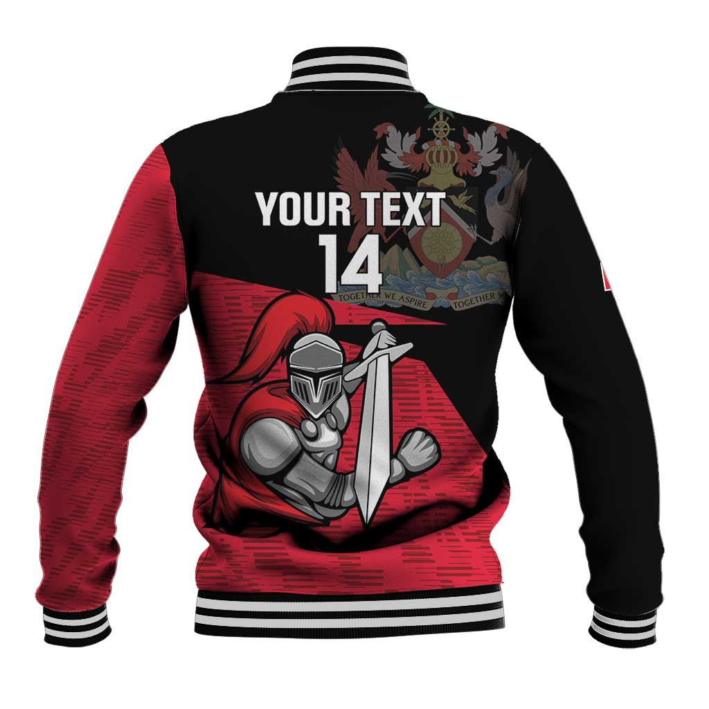 Custom Trinidad and Tobago Cricket Knight Riders Baseball Jacket Go Trinbago
