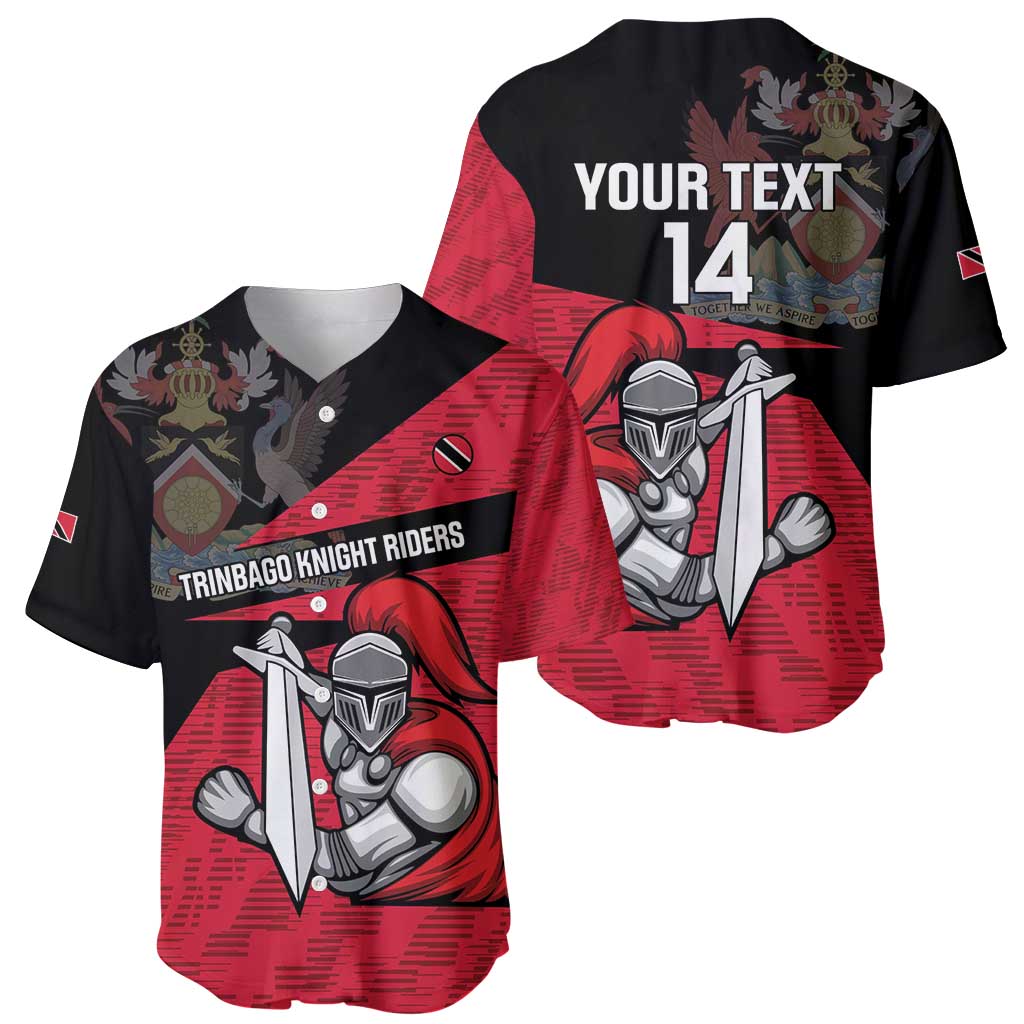 Custom Trinidad and Tobago Cricket Knight Riders Baseball Jersey Go Trinbago