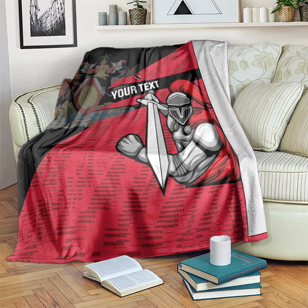 Custom Trinidad and Tobago Cricket Knight Riders Blanket Go Trinbago