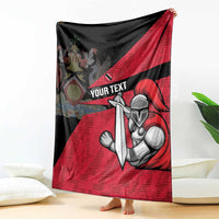 Custom Trinidad and Tobago Cricket Knight Riders Blanket Go Trinbago
