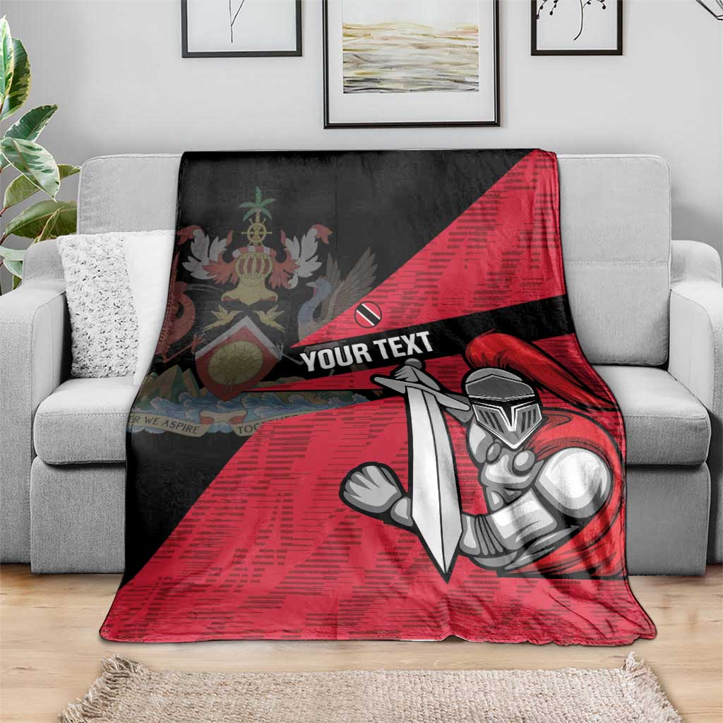 Custom Trinidad and Tobago Cricket Knight Riders Blanket Go Trinbago