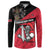 Custom Trinidad and Tobago Cricket Knight Riders Button Sweatshirt Go Trinbago