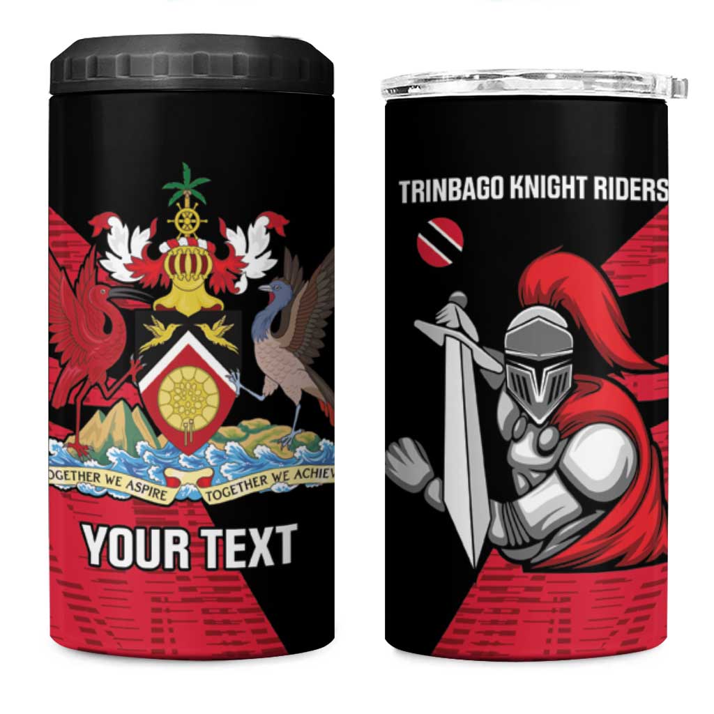 Custom Trinidad and Tobago Cricket Knight Riders 4 in 1 Can Cooler Tumbler Go Trinbago
