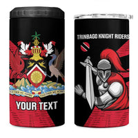 Custom Trinidad and Tobago Cricket Knight Riders 4 in 1 Can Cooler Tumbler Go Trinbago