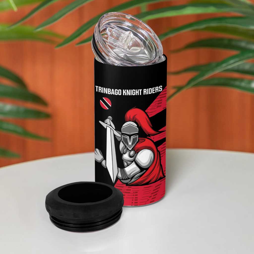 Custom Trinidad and Tobago Cricket Knight Riders 4 in 1 Can Cooler Tumbler Go Trinbago