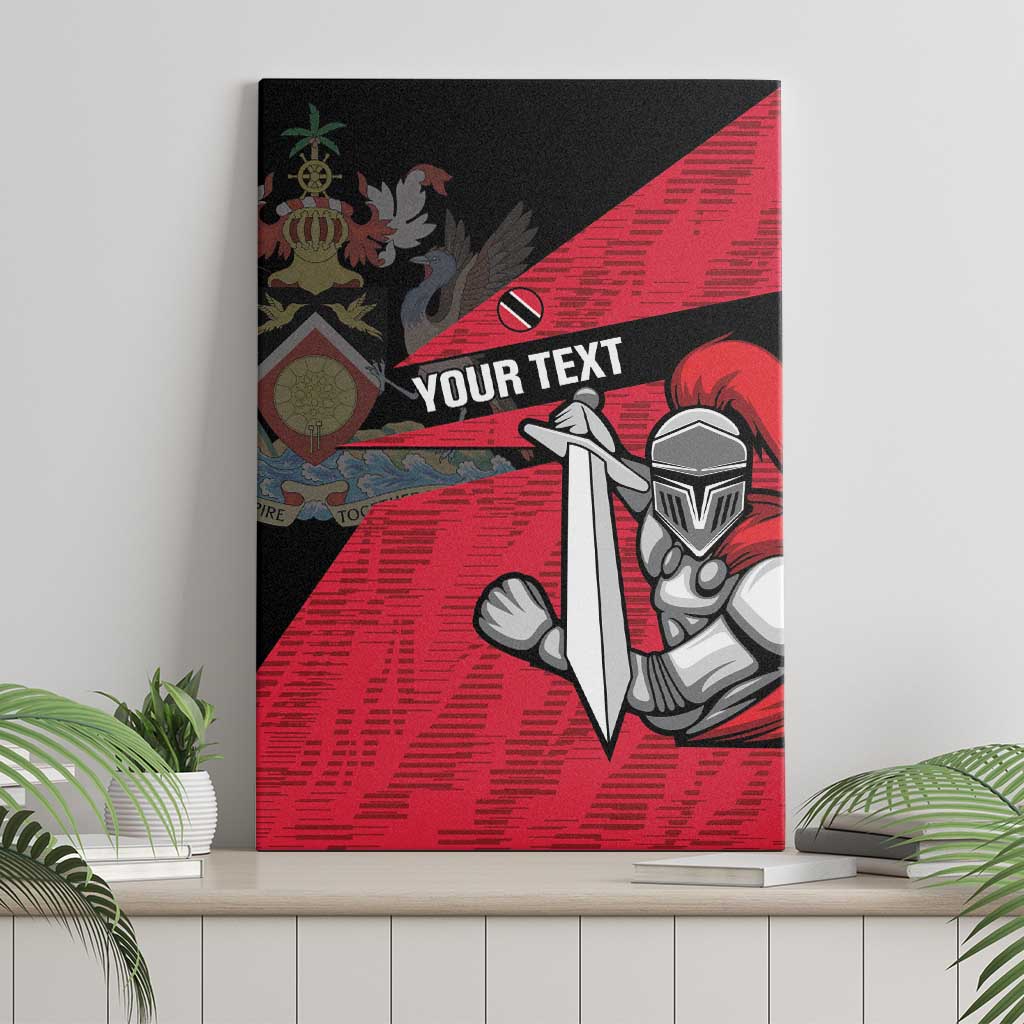 Custom Trinidad and Tobago Cricket Knight Riders Canvas Wall Art Go Trinbago