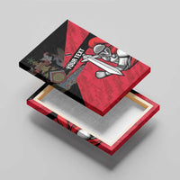 Custom Trinidad and Tobago Cricket Knight Riders Canvas Wall Art Go Trinbago