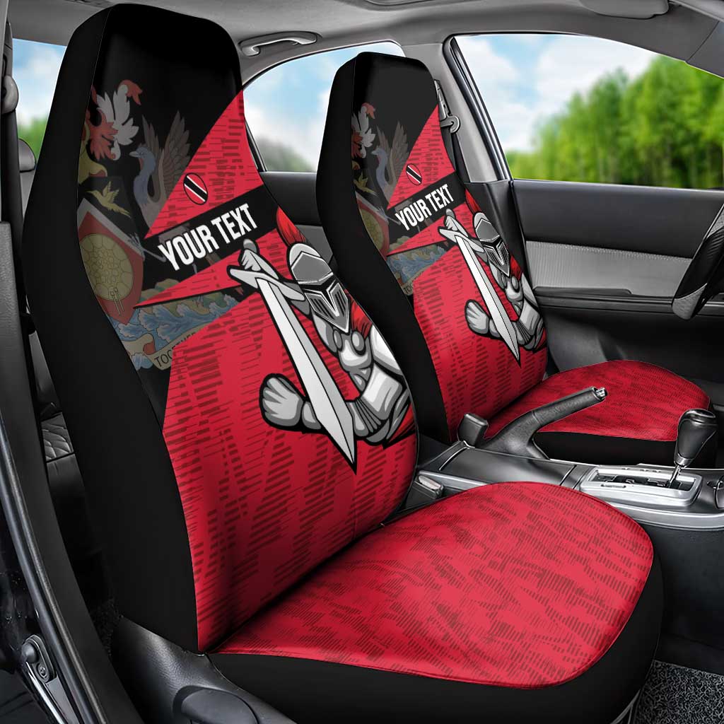 Custom Trinidad and Tobago Cricket Knight Riders Car Seat Cover Go Trinbago