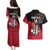 Custom Trinidad and Tobago Cricket Knight Riders Couples Matching Puletasi and Hawaiian Shirt Go Trinbago