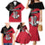 Custom Trinidad and Tobago Cricket Knight Riders Family Matching Mermaid Dress and Hawaiian Shirt Go Trinbago