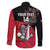 Custom Trinidad and Tobago Cricket Knight Riders Family Matching Off Shoulder Short Dress and Hawaiian Shirt Go Trinbago