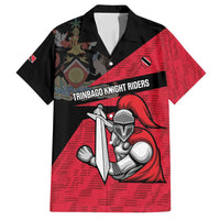 Custom Trinidad and Tobago Cricket Knight Riders Family Matching Puletasi and Hawaiian Shirt Go Trinbago