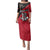 Custom Trinidad and Tobago Cricket Knight Riders Family Matching Puletasi and Hawaiian Shirt Go Trinbago