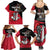 Custom Trinidad and Tobago Cricket Knight Riders Family Matching Summer Maxi Dress and Hawaiian Shirt Go Trinbago