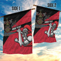 Custom Trinidad and Tobago Cricket Knight Riders Garden Flag Go Trinbago
