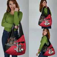 Custom Trinidad and Tobago Cricket Knight Riders Grocery Bag Go Trinbago