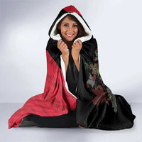 Custom Trinidad and Tobago Cricket Knight Riders Hooded Blanket Go Trinbago