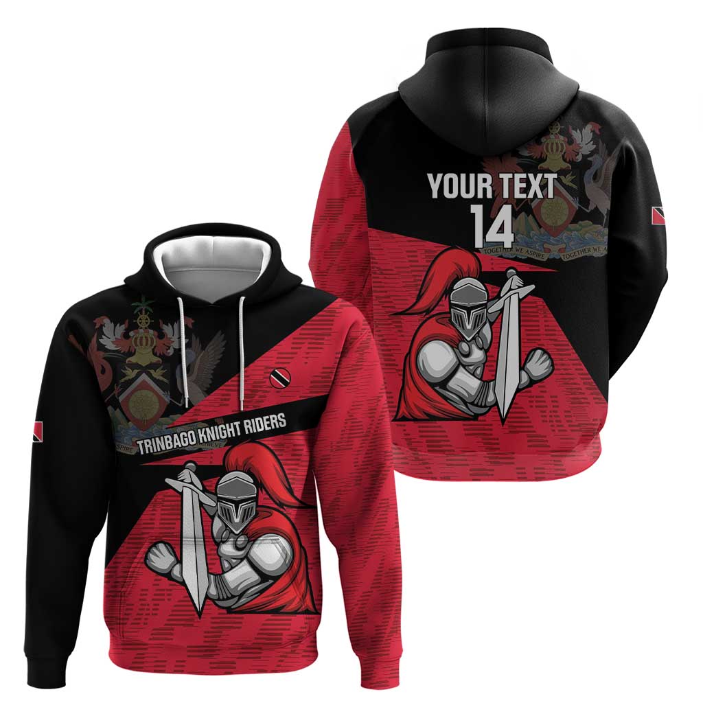 Custom Trinidad and Tobago Cricket Knight Riders Hoodie Go Trinbago