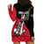Custom Trinidad and Tobago Cricket Knight Riders Hoodie Dress Go Trinbago