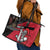 Custom Trinidad and Tobago Cricket Knight Riders Leather Tote Bag Go Trinbago