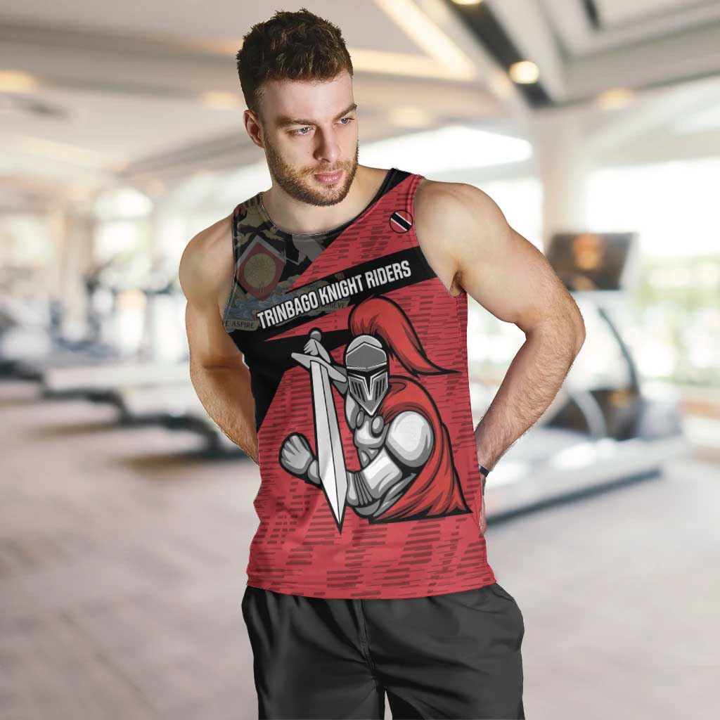Custom Trinidad and Tobago Cricket Knight Riders Men Tank Top Go Trinbago