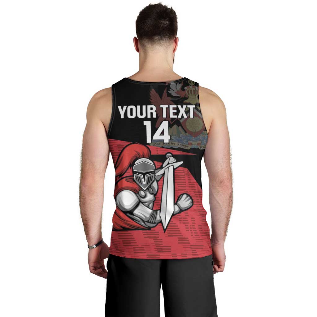 Custom Trinidad and Tobago Cricket Knight Riders Men Tank Top Go Trinbago