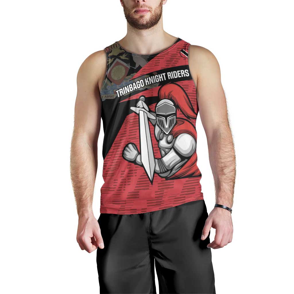 Custom Trinidad and Tobago Cricket Knight Riders Men Tank Top Go Trinbago