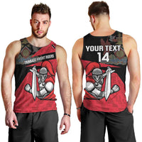 Custom Trinidad and Tobago Cricket Knight Riders Men Tank Top Go Trinbago