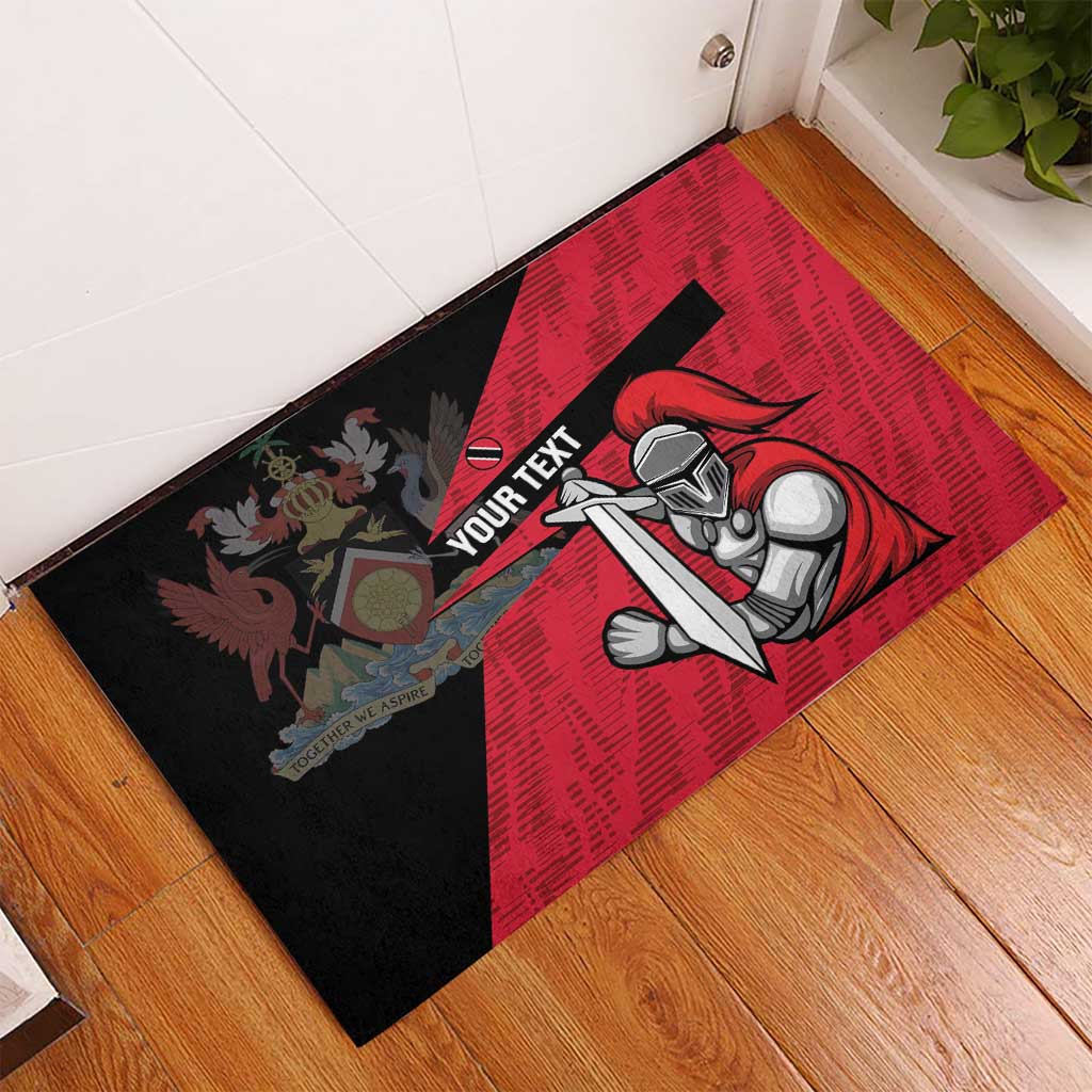 Custom Trinidad and Tobago Cricket Knight Riders Rubber Doormat Go Trinbago
